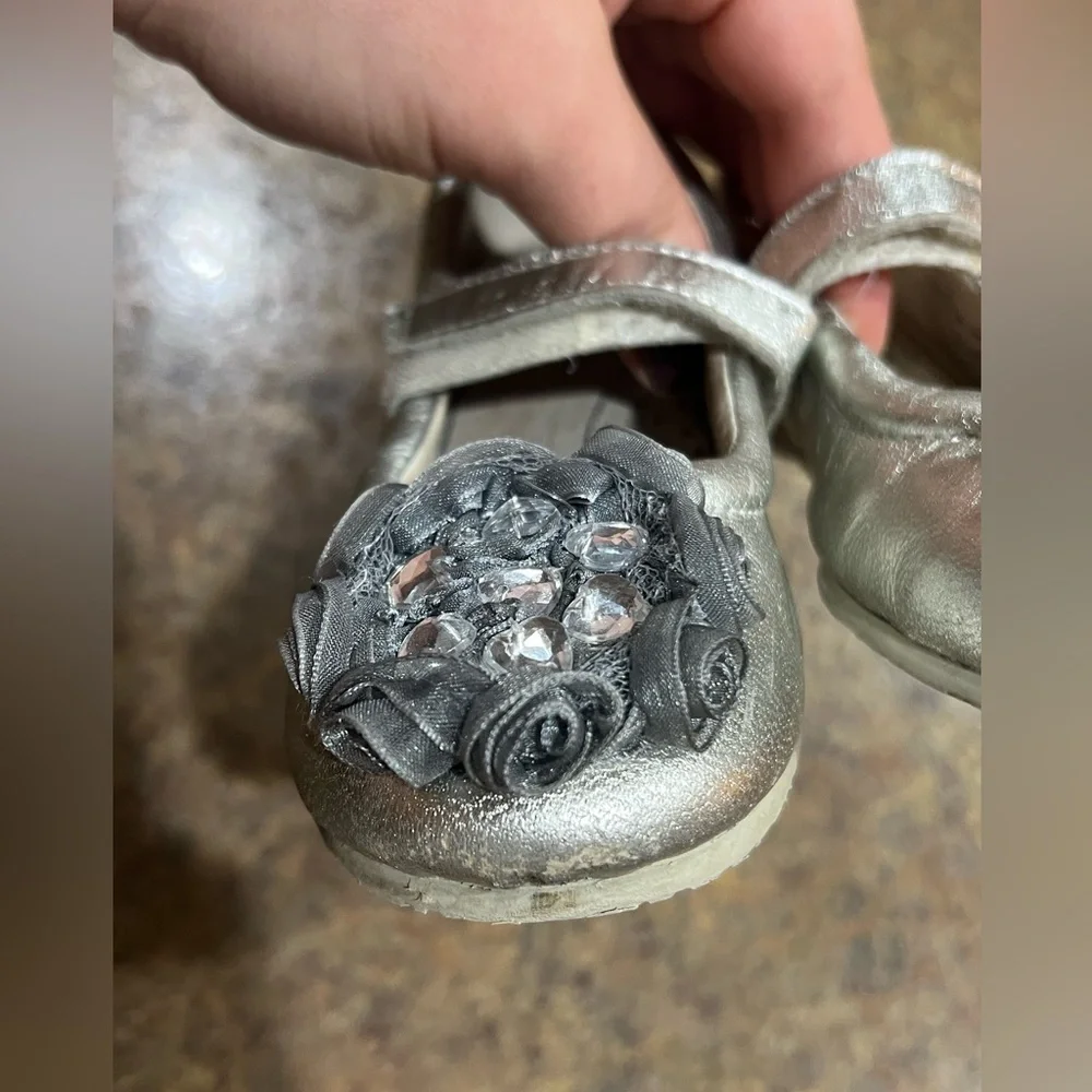 COPY - PediPed Flex Penny Mary Jane | Silver